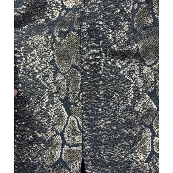 Worthington Metallic Gold Snakeskin Print Lined Skirt Size 4 - Picture 15 of 16